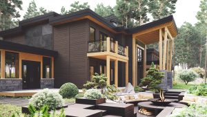 Timber Block Riverside Back