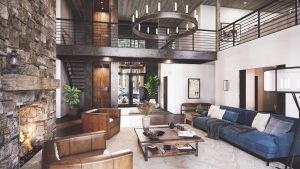 Timber Block Mountain Home - Riverside - Inside