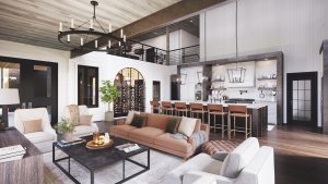 Timber Block Mountain Home - Interior